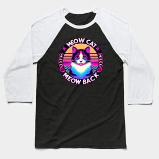 baby lasagna meow cat please meow back Baseball T-Shirt